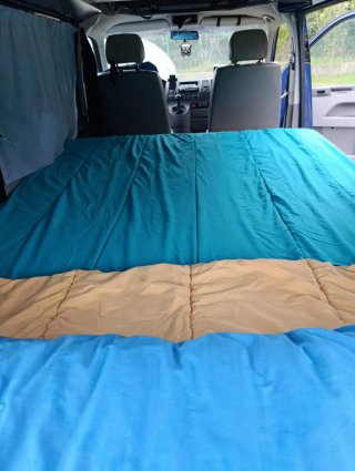 Estructura y colchones VW Transporter T5-T6