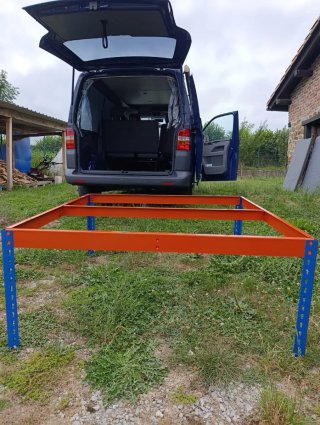 Estructura y colchones VW Transporter T5-T6