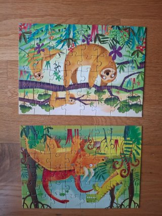 Lote 2 Puzzles Educa 48 Piezas