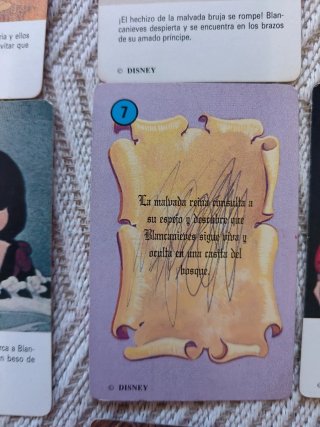 Disney Blancanieves y los 7 Enanitos cartas bella