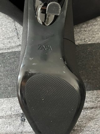 Tacones Zara Talla 39 Negros