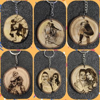 Tu foto grabada en madera