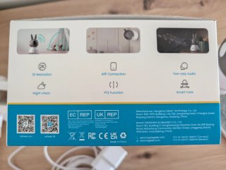 Cámara Vigilancia Bebé ieGeek 5 2K/3MP + Soporte