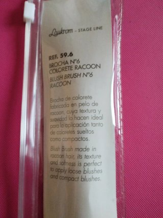 Brocha de maquillaje Laurendor marrón
