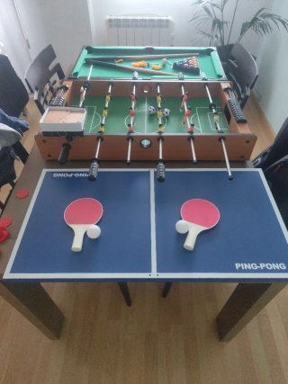 Multijuego de mesa 4 en 1