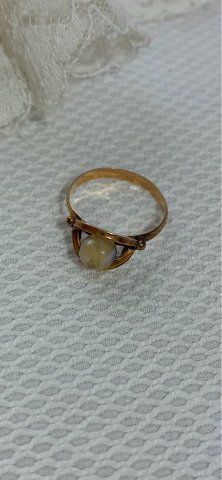Anillo Oro 18k con Perla