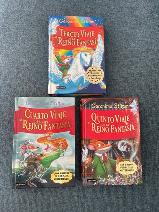 Pack Geronimo Stilton Reino de la Fantasía 3,4 y 5