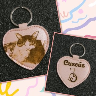 Llavero de cuero personalizado