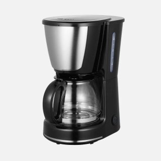 Cafetera Blanca con Jarra de Cristal