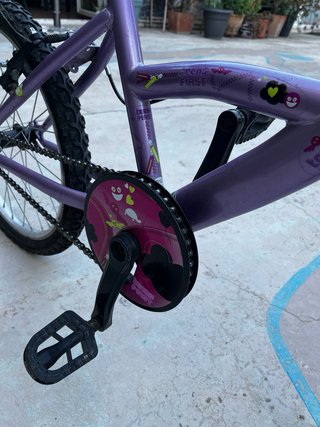 Bicicleta niña 20 morada