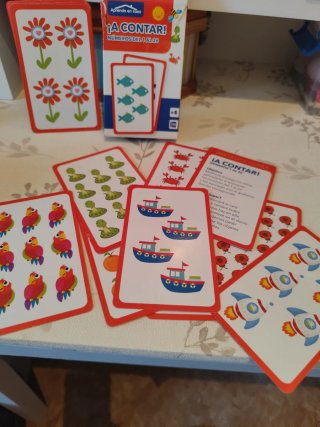 Cartas para aprender a contar 1-26
