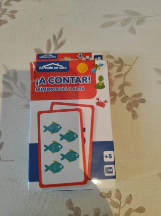 Cartas para aprender a contar 1-26