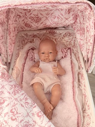 Carrito de muñecas+bebe marca Antonio Juan