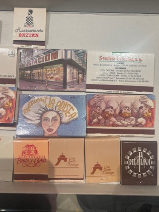 Lote 15 cajetillas vintage Barcelona