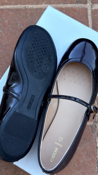 Bailarinas Geox charol burdeos oscuro