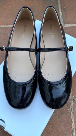 Bailarinas Geox charol burdeos oscuro
