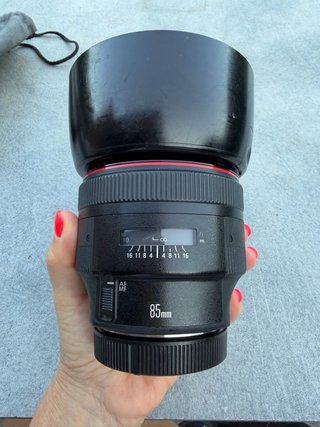 Objetivo Canon EF 85mm 1.2 L II USM