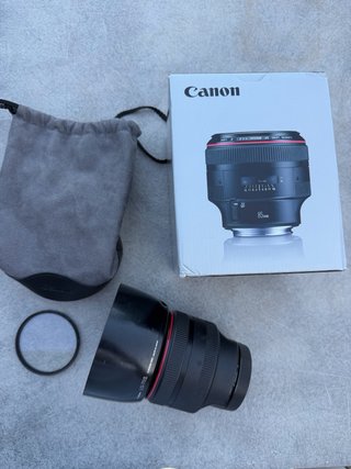 Objetivo Canon EF 85mm 1.2 L II USM