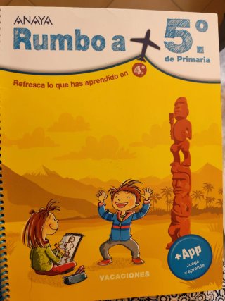 Cuaderno vacaciones "Rumbo a 5o de Primaria "