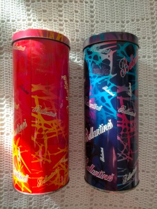 2 Latas Metálicas Ballantine's