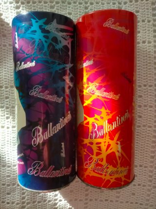 2 Latas Metálicas Ballantine's