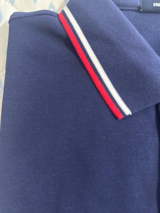 Polo Fred Perry Azul con Rayas