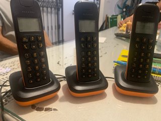 Teléfonos Inalámbricos Alcatel (3 Unidades)