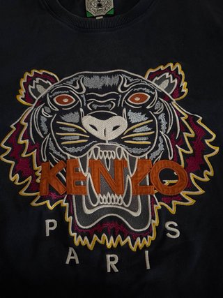 Sudadera Original Kenzo Azul Multicolor
