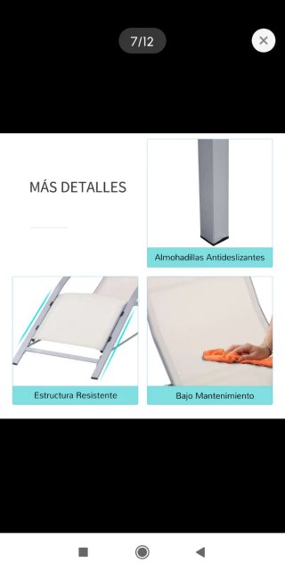 2 tumbonas piscina+ mesa auxiliar beige