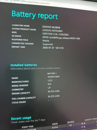 Portátil Lenovo ThinkPad P16 Gen1