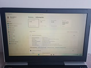 Dell G7 nvidia 1060 SSD I5 16 GB estudios y gamer