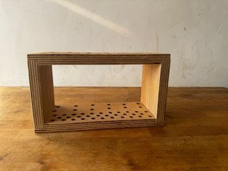 Organizador madera artesanal pinceles