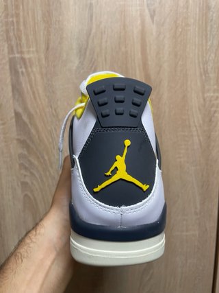Air jordan 4 retro yellow/white talla 44