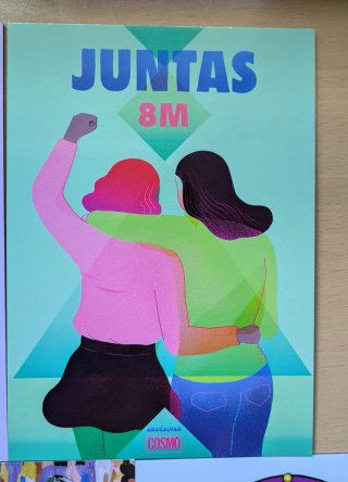 Ilustraciones feministas con imanes