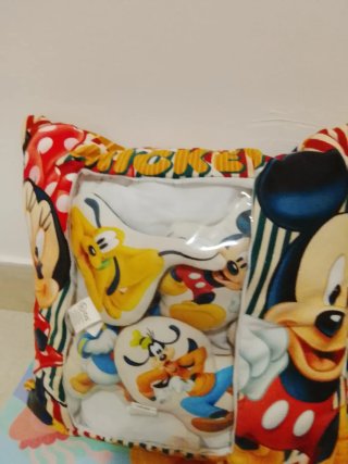 Pack Cojines Peluches Mickey y Paw Patrol