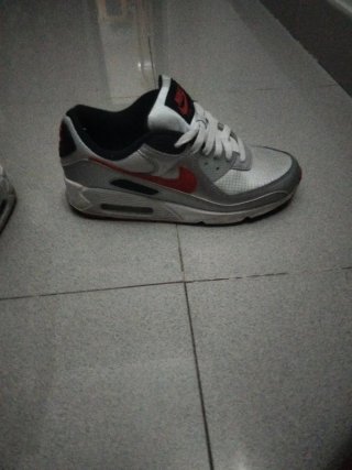 Nike Air Max 90 Rojo/Plata