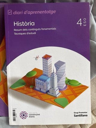 Història, 4 ESO SANTILLANA* +resum de continguts