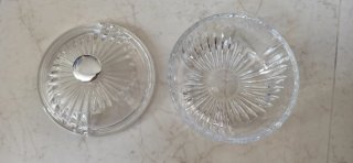 Caja Cristal Bohemia y Plata