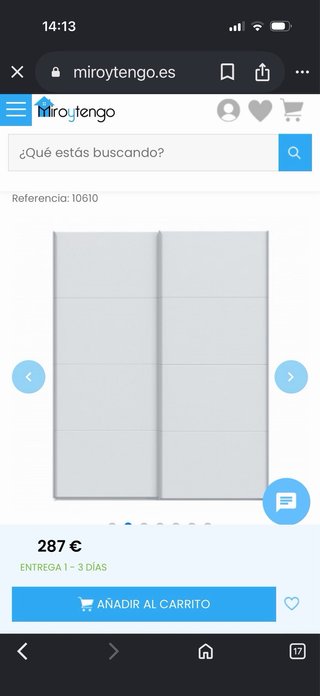 4 Puertas correderas blancas  completas 1,36x0,83