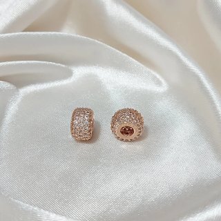 Separadores Pandora Bañados en Oro Rosa