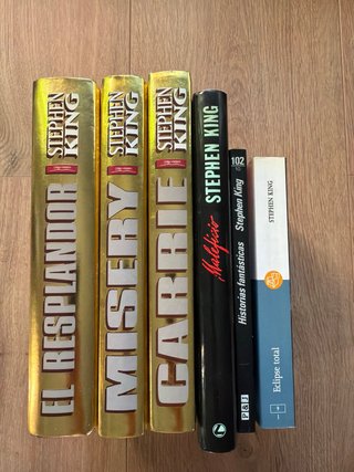 Libros de Stephen King.
