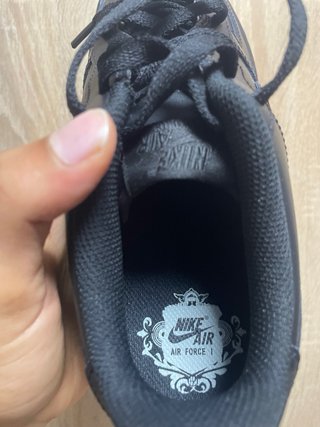 Nike Air Force 1 GS Negro Talla 38.5