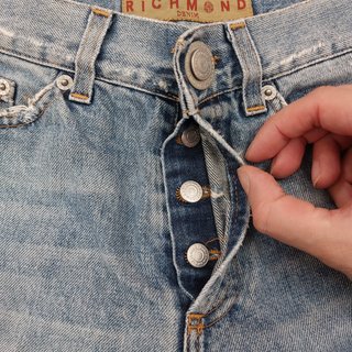 Bermuda Jeans John Richmond Vintage Y2K low rise M
