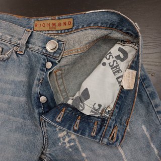 Bermuda Jeans John Richmond Vintage Y2K low rise M