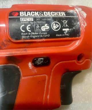 Taladro Black&Decker 12V con Batería
