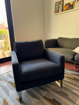 Sillón Gris IKEA MELLBY
