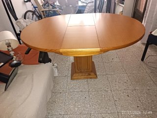 Mesa de madera extensible