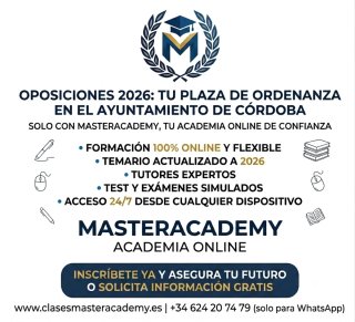 Oposición Ordenanza 23 plazas Ayuntamiento Córdoba