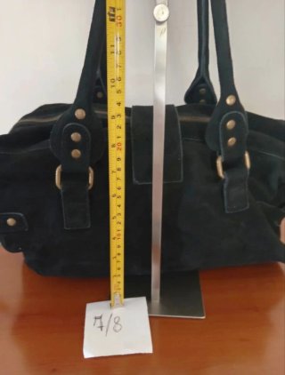 Borsa Zara Camoscio Nero