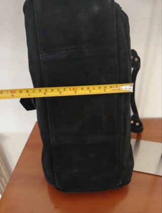 Borsa Zara Camoscio Nero